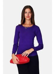 William de Faye Sweter w kolorze fioletowym rozmiar: 36. Różowe swetry William de Faye, bez wzorów, z kaszmiru, klasyczne, bez ramiączek. Za 113.99 zł.