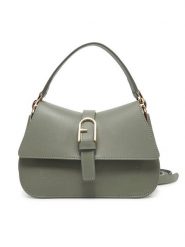 Furla Torebka Flow WB01032 BX2045 AG700 Zielony. Zielone torebki klasyczne Furla, bez wzorów, ze skóry, bez dodatków. Za 1,859.00 zł.