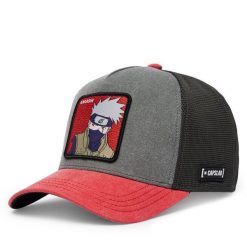 Czapka z daszkiem Capslab. Brązowe czapki z daszkiem CapsLab, bez wzorów. Za 169.99 zł.