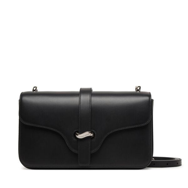 Torebka Emporio Armani. Czarne listonoszki Emporio Armani, bez wzorów, bez dodatków. Za 1,783.99 zł.