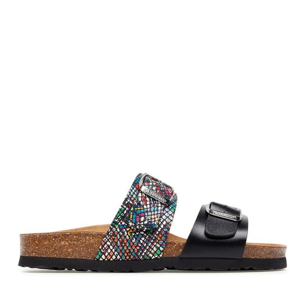 Klapki Dr. Brinkmann. Czarne klapki Dr. Brinkmann, bez wzorów, bez obcasa, bez zapięcia. Za 169.99 zł.