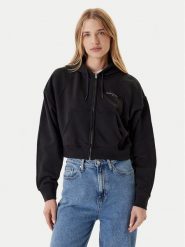Tommy Jeans Bluza Linear DW0DW21163 Czarny Boxy Fit. Czarne bluzy bez kaptura Tommy Jeans, l, bez wzorów, z bawełny, bez kaptura. Za 429.99 zł.