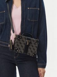 Guess Torebka J6BZ04 W3964 Czarny. Czarne torebki klasyczne Guess, z aplikacjami, bez dodatków. Za 344.99 zł.