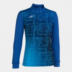 Bluza do biegania damska Joma Elite VIII. Niebieskie bluzy Joma, xl, bez wzorów, bez ramiączek, bez kaptura. Za 120.45 zł.