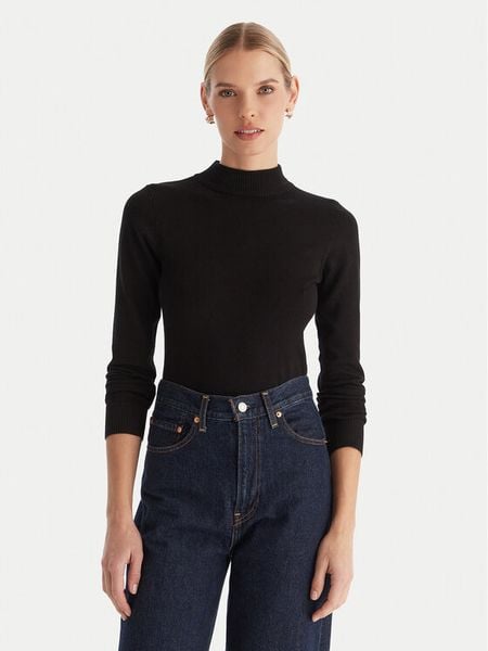 ACCESS FASHION Golf 54-8074 Czarny Slim Fit. Czarne swetry ACCESS FASHION, xl, bez wzorów, z wiskozy, bez ramiączek. Za 379.99 zł.