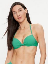 United Colors Of Benetton Góra od bikini 3P5H5R00Q Turkusowy. Niebieskie bikini United Colors Of Benetton, bez wzorów, z syntetyku. Za 89.99 zł.