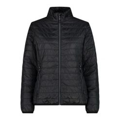 Damska kurtka puchowa CMP. Czarne kurtki CMP, bez wzorów, z puchu, bez kaptura. Za 340.00 zł.