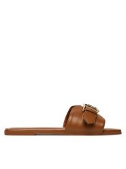 JENNY Klapki RS24SS03-160 Brązowy. Brązowe klapki Jenny, bez wzorów, z materiału, bez obcasa, bez zapięcia. Za 79.99 zł.