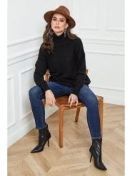 Joséfine Sweter "Vinicius" w kolorze czarnym rozmiar: M. Czarne swetry Joséfine, m, bez wzorów, z kaszmiru, bez ramiączek. Za 208.99 zł.