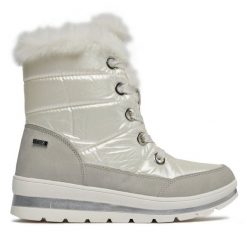Śniegowce Caprice. Białe śniegowce Caprice, bez wzorów, bez zapięcia. Za 439.99 zł.