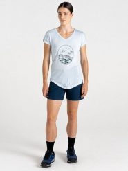 Dare 2b Koszulka sportowa "Serene Tee" w kolorze białym rozmiar: 46. Białe t-shirty sportowe Dare 2b, bez wzorów, z wiskozy, bez ramiączek, outdoorowe. Za 52.92 zł.