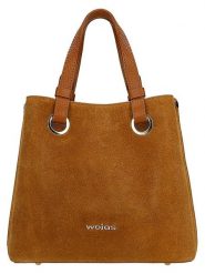 Wojas Skórzana torebka w kolorze jasnobrązowym - 23 x 25 x 12 cm rozmiar: onesize. Brązowe torebki klasyczne Wojas, bez wzorów, z materiału, przez ramię, bez dodatków. Za 299.95 zł.