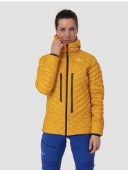 Salewa Kurtka funkcyjna "Ortles" w kolorze żółtym rozmiar: 38. Żółte kurtki Salewa, bez wzorów, z puchu, bez kaptura. Za 1,334.95 zł.
