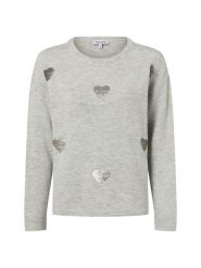 More & More Sweter damski z zawartością wełny Kobiety szary marmurkowy, 42. Szare swetry More & More, bez wzorów, z wełny, eleganckie, bez ramiączek. Za 279.95 zł.