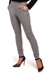 Made of emotion Spodnie dresowe w kolorze szarym rozmiar: S. Szare spodnie sportowe Made Of Emotion, bez wzorów, z dresówki. Za 144.24 zł.