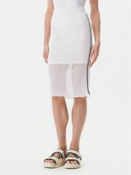 PINKO Spódnica midi Trivor 104892 A2EB Biały Regular Fit. Białe spódnice Pinko, s, bez wzorów, z wiskozy, midi. Za 699.99 zł.