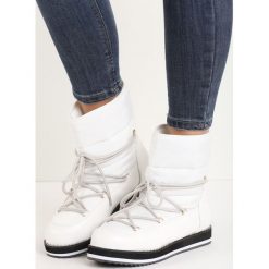 Białe Śniegowce Eskimo. Śniegowce marki Born2be. Za 59.99 zł.