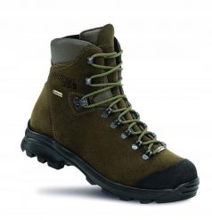 Buty trekkingowe Crispi Splugen GTX. Brązowe trekkingi CRISPI, bez wzorów, z materiału, bez zapięcia. Za 1,179.00 zł.