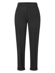 MAC Spodnie "Cami" w kolorze czarnym rozmiar: 40. Czarne spodnie materiałowe MAC, bez wzorów, z materiału, z podwyższonym stanem. Za 195.99 zł.