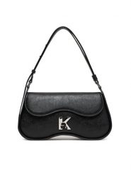 Karl Lagerfeld Jeans Torebka A3W30212 Czarny. Czarne torebki klasyczne Karl Lagerfeld Jeans, bez wzorów, z jeansu, bez dodatków. Za 579.99 zł.