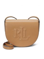 LAUREN RALPH LAUREN Torebka Witley Leather Medium Embossed Logo Crossbody Bag 431950130008 Brązowy. Brązowe listonoszki Lauren Ralph Lauren, bez wzorów, ze skóry, bez dodatków. Za 849.99 zł.