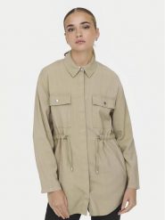 ONLY Kurtka przejściowa Nadine 15308614 Beżowy Regular Fit. Brązowe kurtki ONLY, xl, bez wzorów, z wiskozy, bez kaptura. Za 139.99 zł.