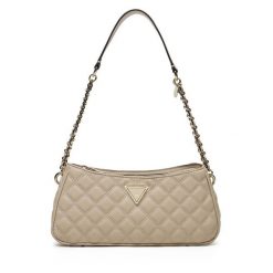 Torebka Guess. Brązowe listonoszki Guess, z aplikacjami, klasyczne, bez dodatków. Za 299.99 zł.