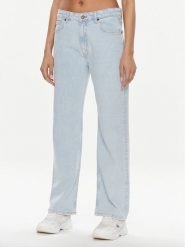 Hugo Jeansy Elyah 50520605 Niebieski Straight Fit. Niebieskie jeansy Hugo, bez wzorów, z bawełny. Za 269.99 zł.