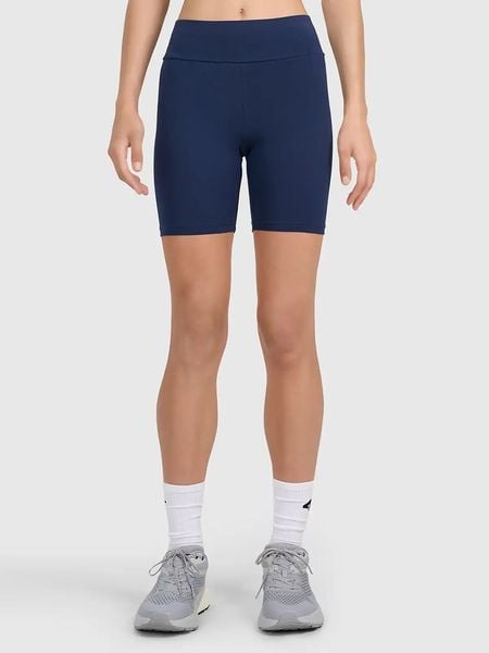 4F Legginsy w kolorze granatowym rozmiar: L. Niebieskie legginsy 4f, bez wzorów, z bawełny. Za 37.21 zł.