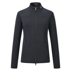 Damska kurtka jeździecka Euro-Star Madeleine. Czarne kurtki EURO-STAR, xl, bez wzorów, z tkaniny, eleganckie, z kapturem. Za 614.00 zł.