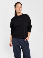 Bluza damska Hummel Foundation. Czarne bluzy Hummel, xl, bez wzorów, z bawełny, bez ramiączek, bez kaptura. Za 225.00 zł.
