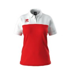 Damska koszulka polo Errea Bonnie. Czerwone t-shirty sportowe ERREA, bez wzorów, bez ramiączek. Za 196.50 zł.