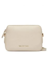 Valentino Torebka Brixton VBS7LX07 Écru. Listonoszki Valentino, bez wzorów, ze skóry, bez dodatków. Za 379.99 zł.