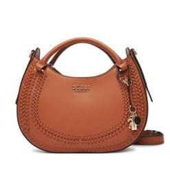 Torebka Guess. Brązowe torebki klasyczne Guess, z aplikacjami, klasyczne, bez dodatków. Za 489.99 zł.