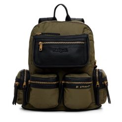 Plecak Desigual. Brązowe plecaki Desigual, bez wzorów, bez dodatków. Za 329.99 zł.
