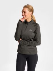 Bluza damska z zamkiem 1/2 Newline Pace. Szare bluzy Newline, na jesień, xl, bez wzorów, z dzianiny, klasyczne, bez ramiączek, bez kaptura. Za 181.35 zł.