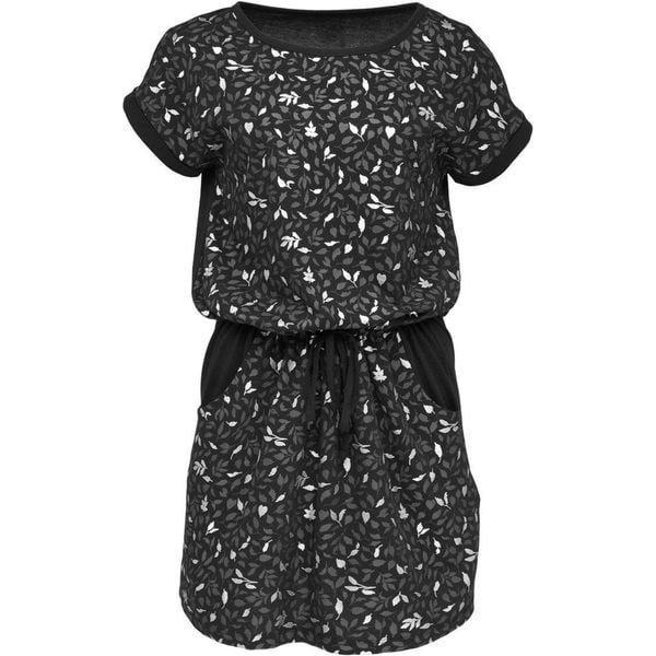 Elegancka sukienka damska Loap Aslaris w czerni. Czarne sukienki WOMEN'S HEALTH, m, bez wzorów, z bawełny, eleganckie, bez kołnierzyka, bez ramiączek, sportowe. Za 91.00 zł.