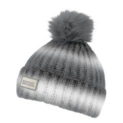 Czapka damska zimowa Frosty. Szare czapki zimowe Regatta, bez wzorów, z polaru, eleganckie. Za 95.45 zł.
