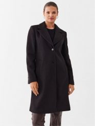 Liu Jo Płaszcz przejściowy MF3104 T4612 Czarny Regular Fit. Czarne płaszcze Liu Jo, bez wzorów, z syntetyku, bez kaptura. Za 1,399.00 zł.