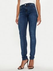 Morgan Jeansy 201-POM.P Granatowy Slim Fit. Niebieskie jeansy Morgan, bez wzorów, z bawełny. Za 179.99 zł.