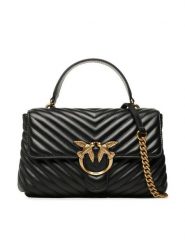 Pinko Torebka Love Lady Puff Classic Cl PE 23 PLTT 100043 A0GK Czarny. Czarne torebki klasyczne Pinko, bez wzorów, ze skóry, bez dodatków. Za 1,739.00 zł.