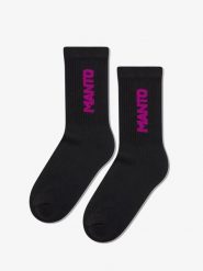 MANTO skarpety LOGOTYPE 25 czarne. Czarne skarpetki MANTO, bez wzorów. Za 52.99 zł.