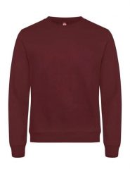 Clique Basic Roundneck uniseks bluza z stabilnego materiału – burgundy. Czerwone bluzy CLIQUE, l, bez wzorów, z bawełny, bez kaptura. Za 156.07 zł.