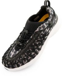 Keen Uneek damskie sandały Animal Print Black White. Czarne sandały 909, bez wzorów, z gumy, bez obcasa, bez zapięcia. Za 482.99 zł.