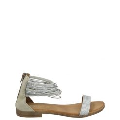 SANDAŁY 7547 CAM U56 COM. Sandały Venezia, bez wzorów, ze skóry, bez obcasa, bez zapięcia. Za 239.00 zł.