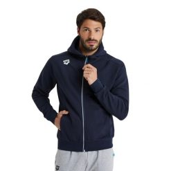 Kurtka z kapturem Arena Team Panel. Niebieskie kurtki Arena, s, bez wzorów, z bawełny, z kapturem. Za 299.99 zł.