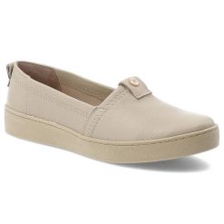 Beżowe Półbuty Armodo Stylowe Wsuwane Obuwie Damskie. Brązowe półbuty wsuwane Armodo, bez wzorów, ze skóry, eleganckie, bez obcasa. Za 278.99 zł.