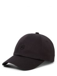BOSS Czapka z daszkiem dla kobiet Kobiety Bawełna (100%) czarny, ONE SIZE. Czarne czapki z daszkiem Boss, bez wzorów, z bawełny, klasyczne. Za 199.95 zł.