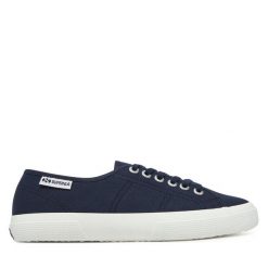 Tenisówki Superga. Niebieskie trampki Superga, bez wzorów, bez zapięcia. Za 209.99 zł.