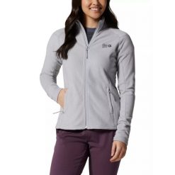 Damski sweter polarowy Mountain Hardwear Microchill 2.0. Szare swetry MOUNTAIN HARDWEAR, na zimę, xl, bez wzorów, z polaru, sportowe, bez ramiączek. Za 259.00 zł.